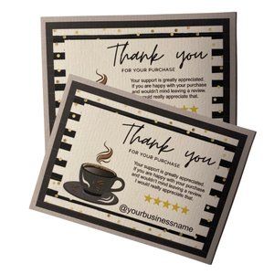 Customer Review small Business Thank You  Cards